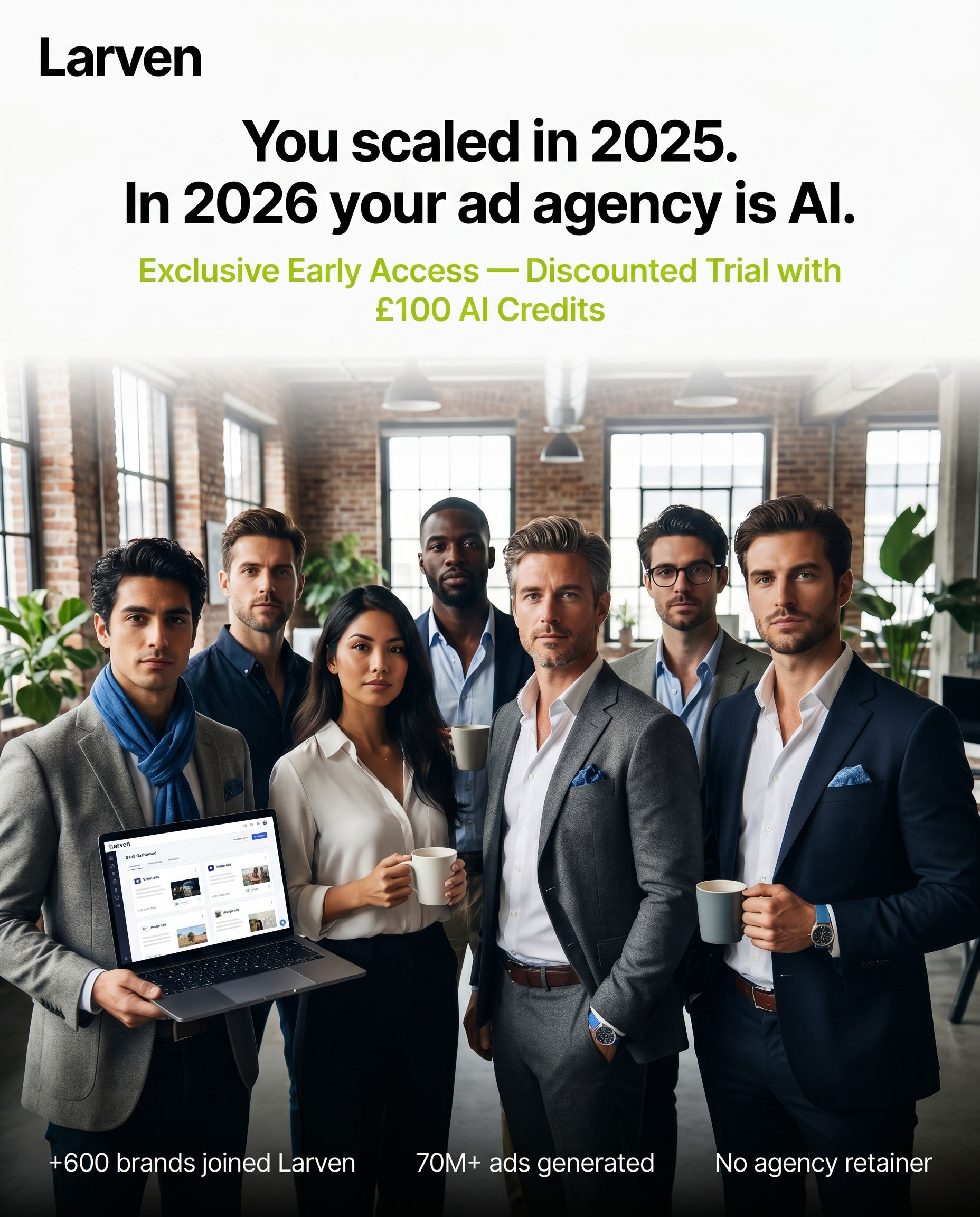 Larven AI Facebook ad
