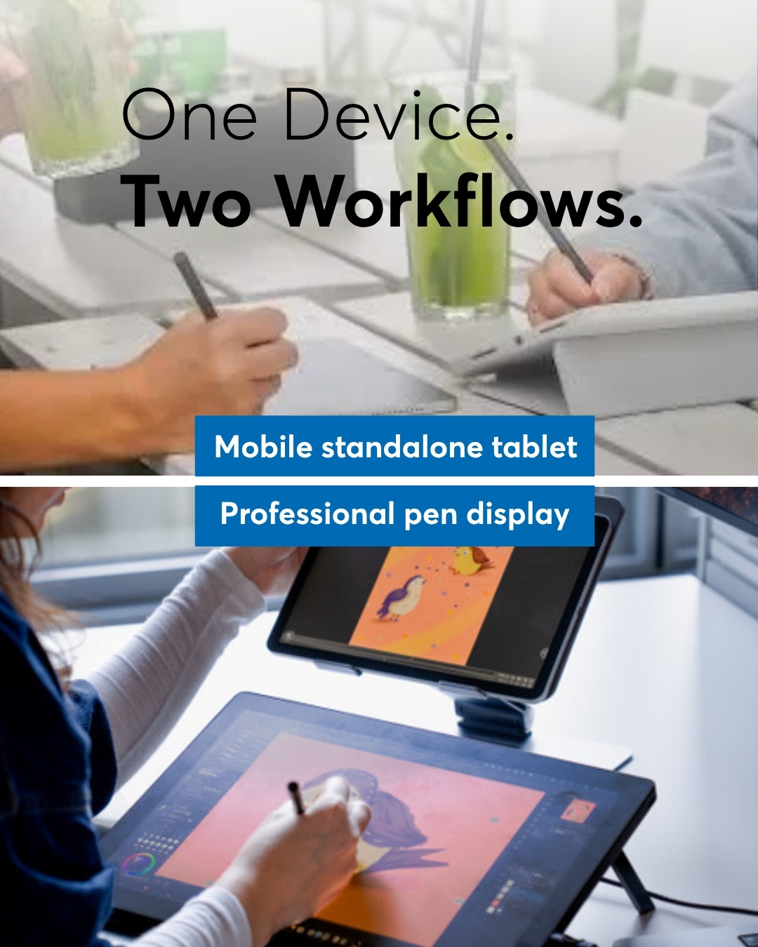 Wacom Europe Facebook ad: WACOM MovinkPad 11.