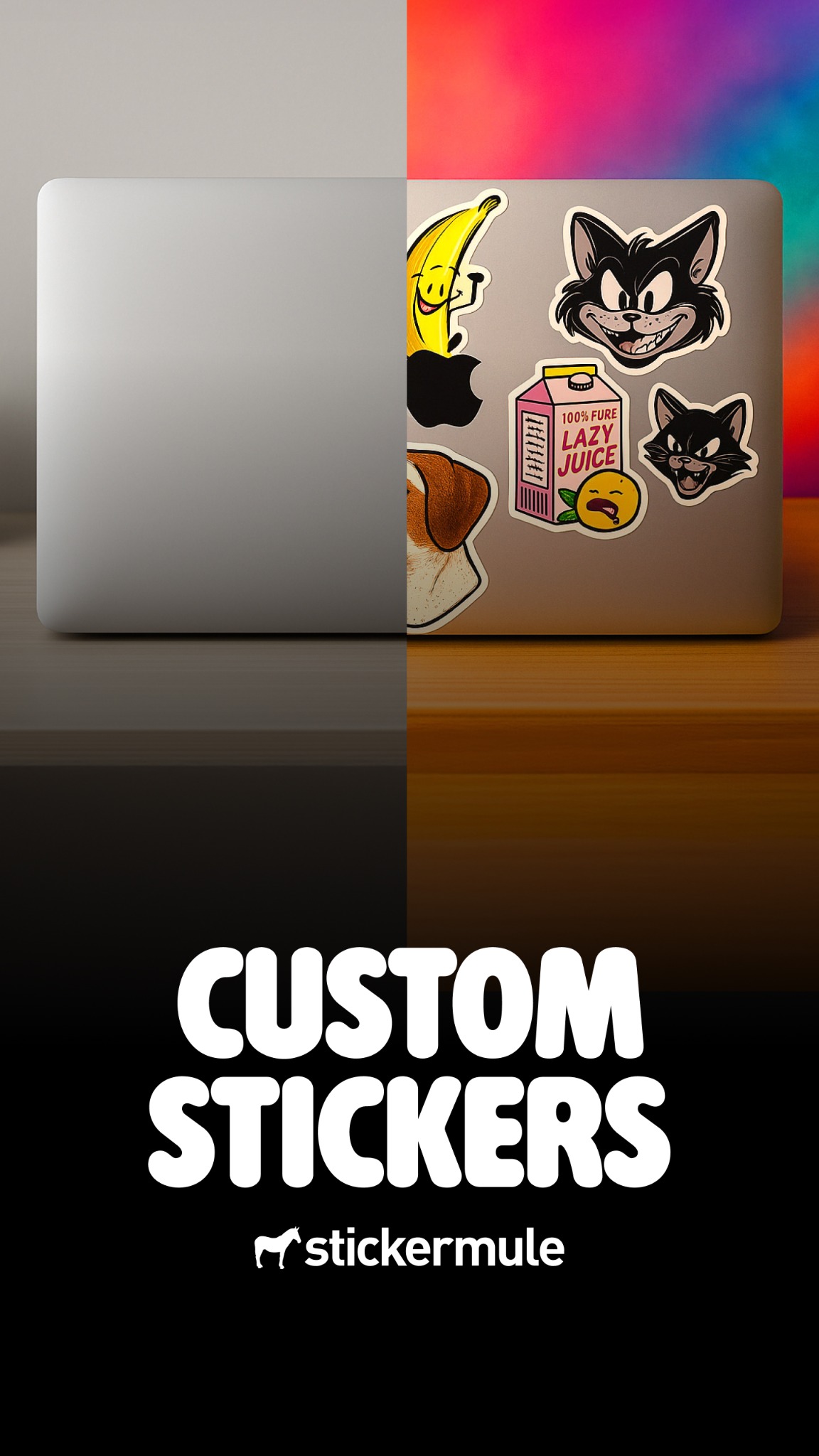 Sticker Mule Facebook ad
