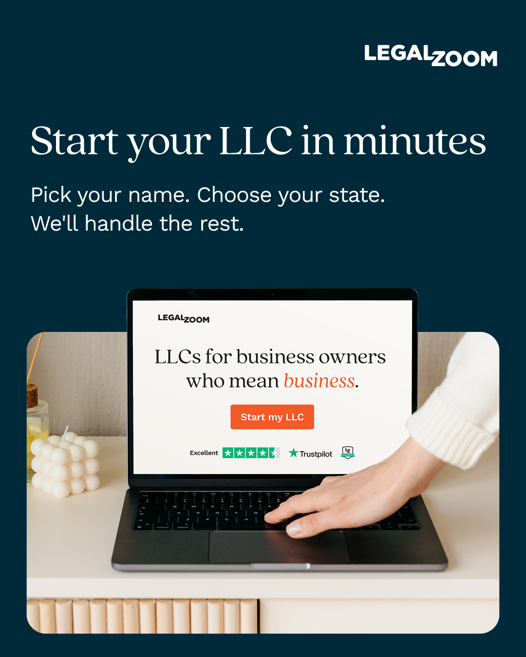 LegalZoom Facebook ad