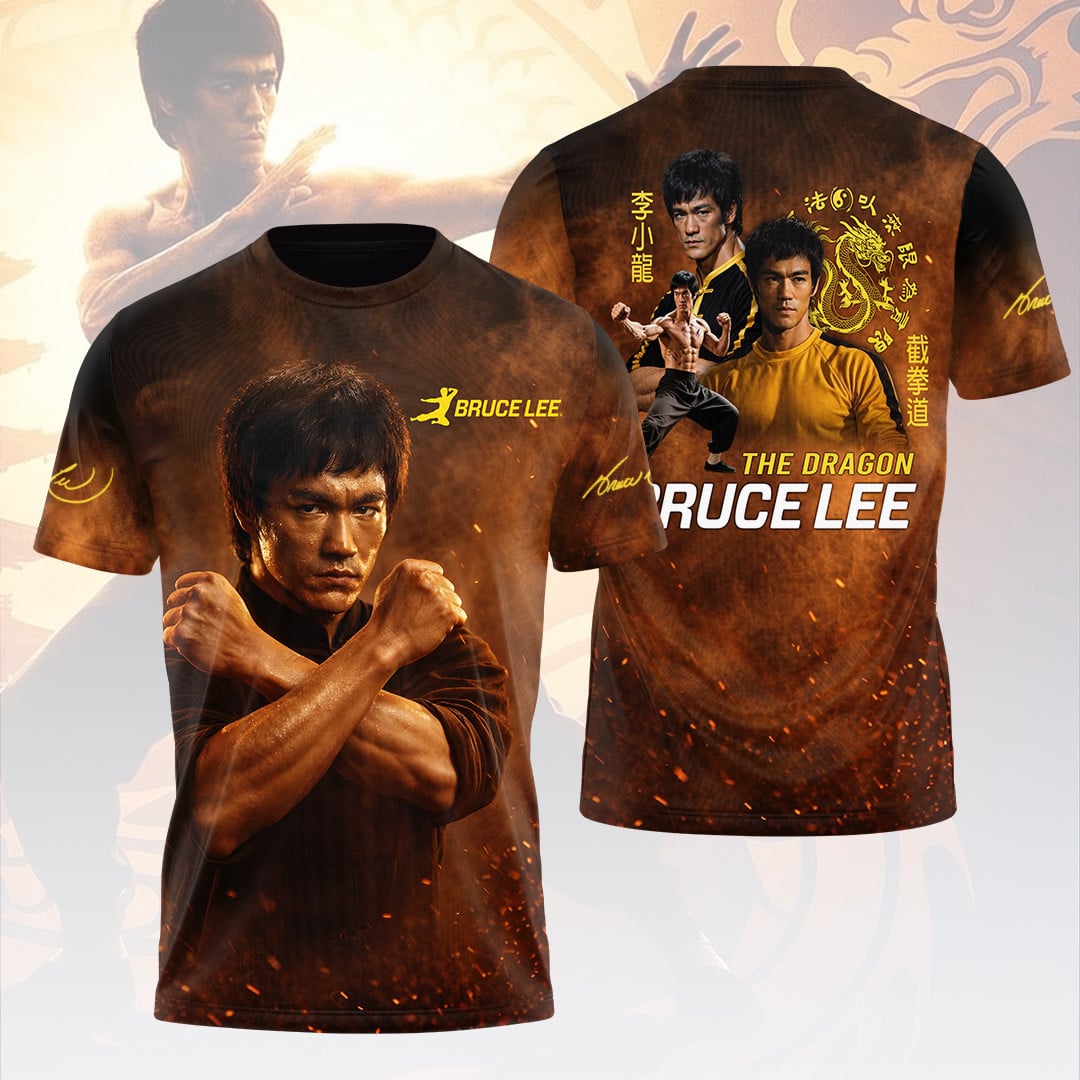Lifestyleshirt Fan Shop Facebook ad: BRUCE LEE LIVES ON FOREVER