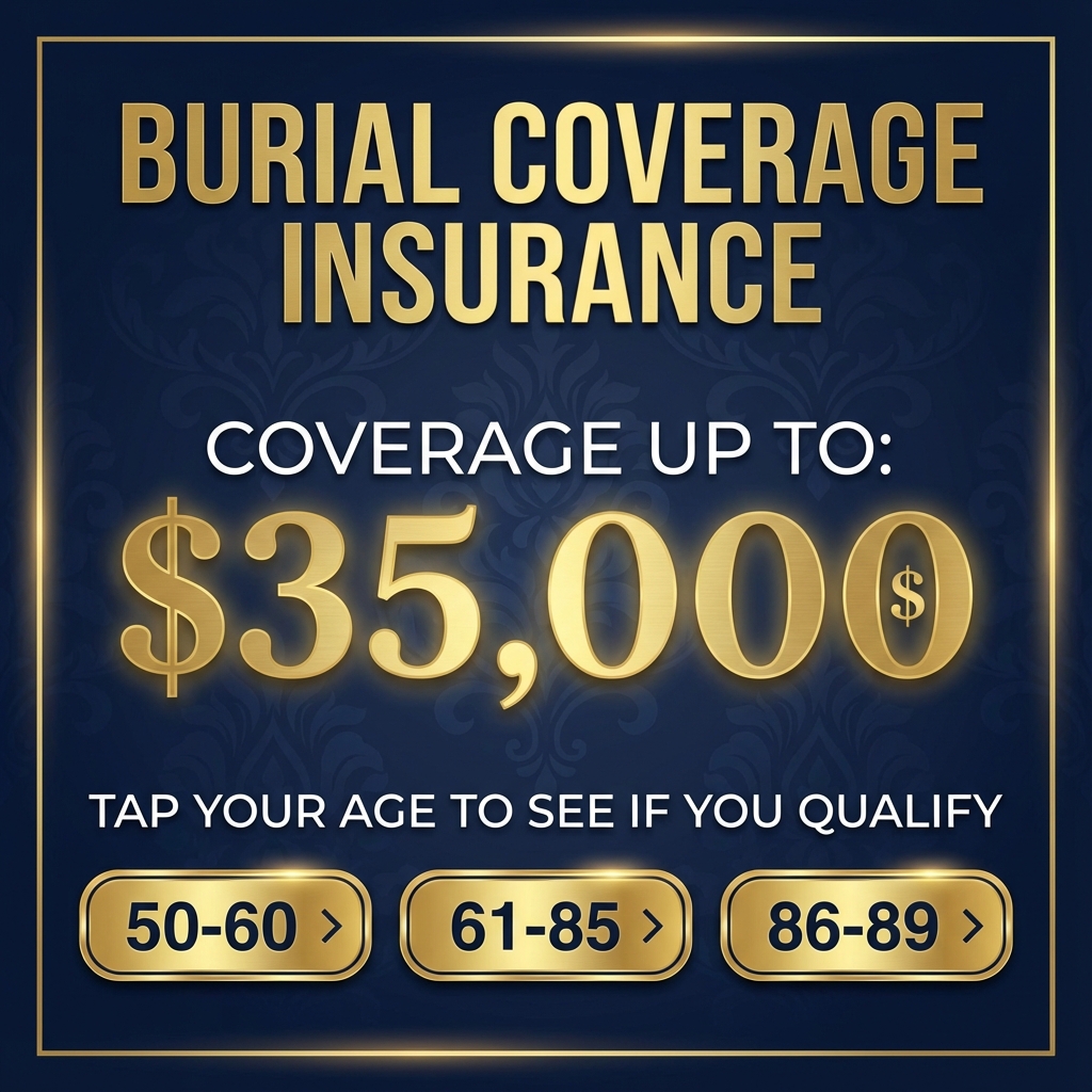 My Affordable Burial Coverage Facebook ad