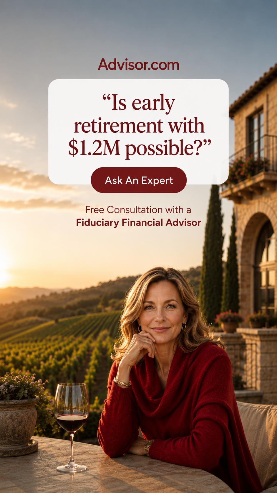 Advisor.com Facebook ad