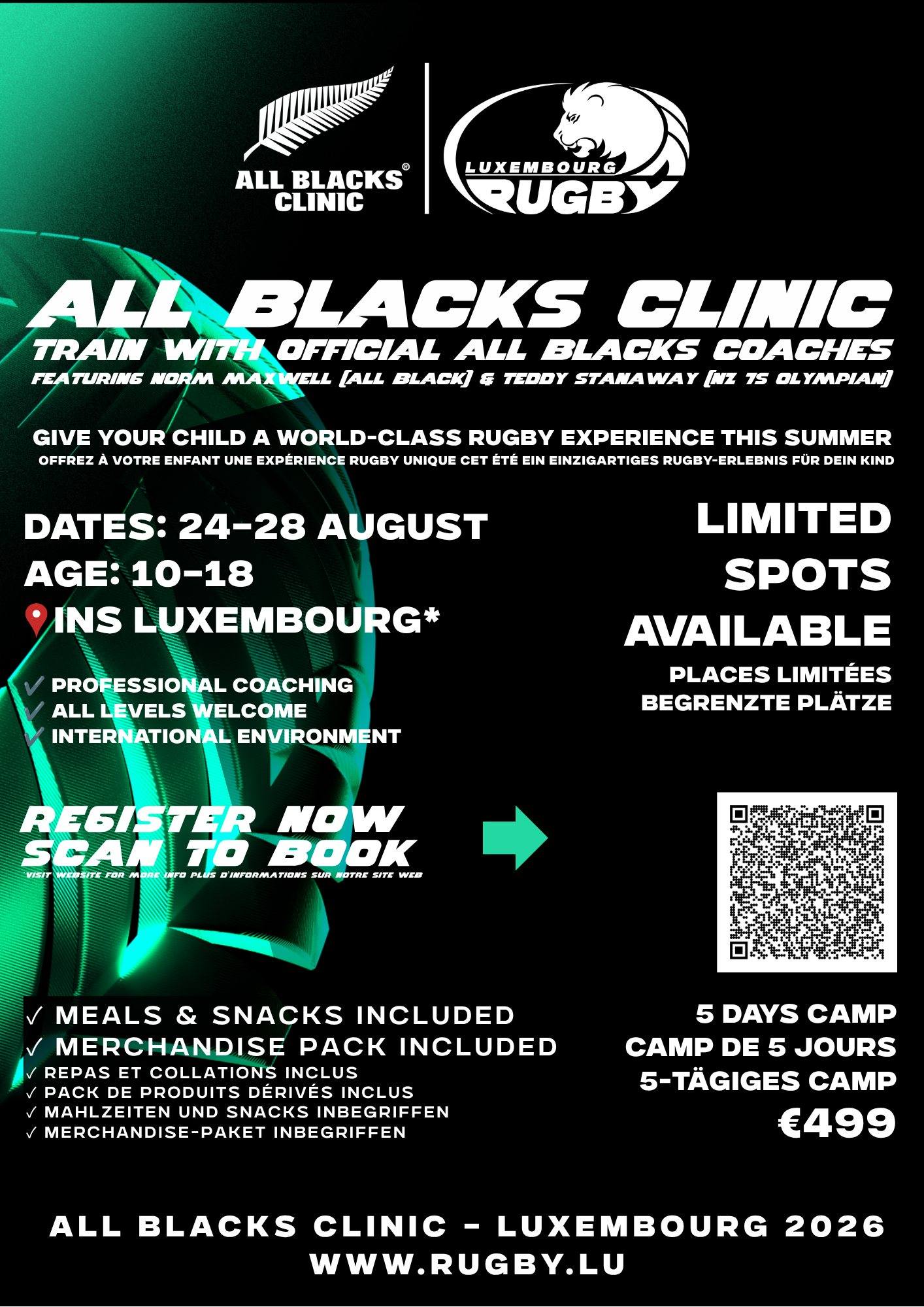 Lëtzebuerg Rugby Facebook ad
