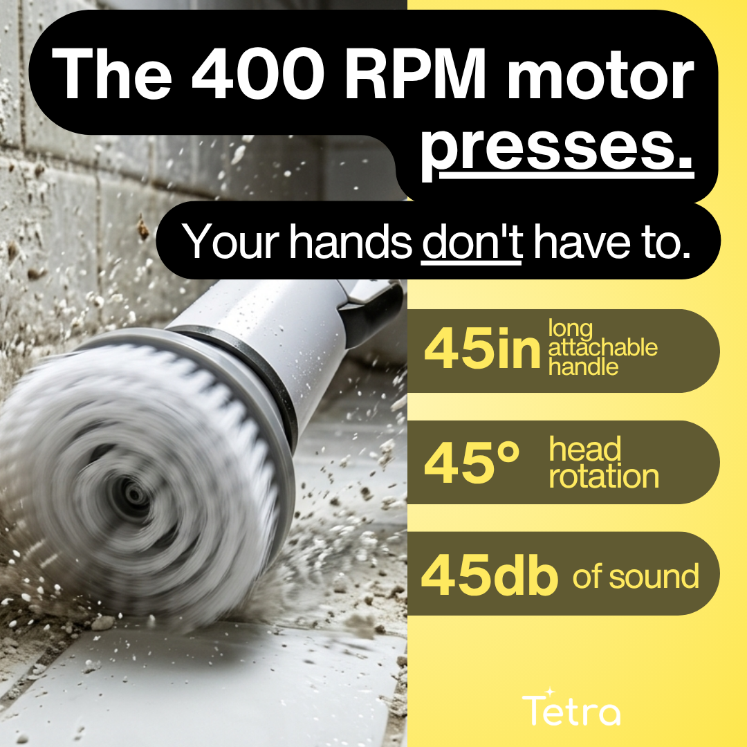 Tetra Facebook ad: Let The Motor Do The Scrubbing