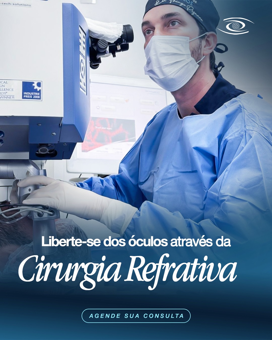 Oftalmo Company Facebook ad: Chegou a hora de se libertar do óculos!