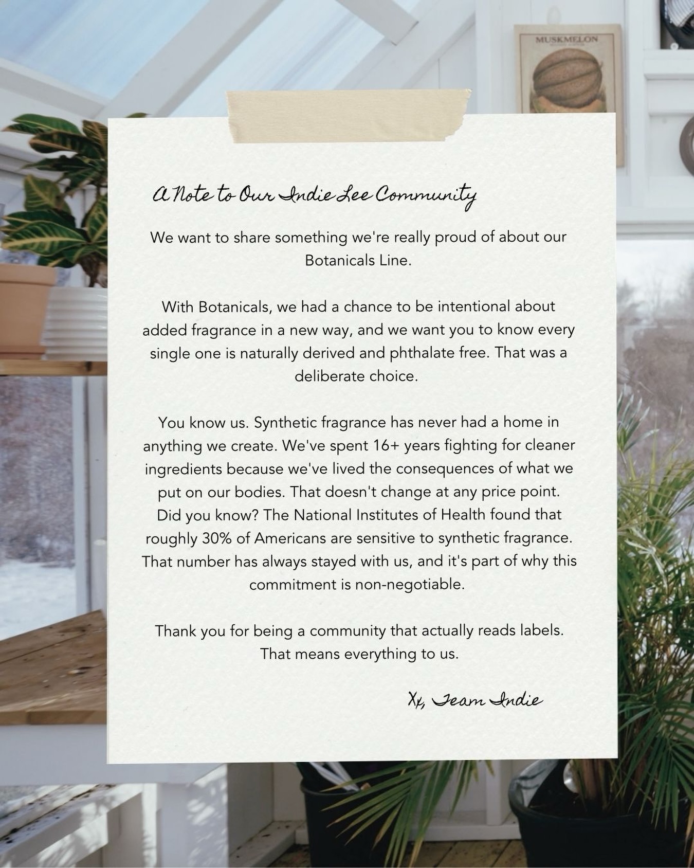 Indie Lee Facebook ad: Indie Lee Botanicals