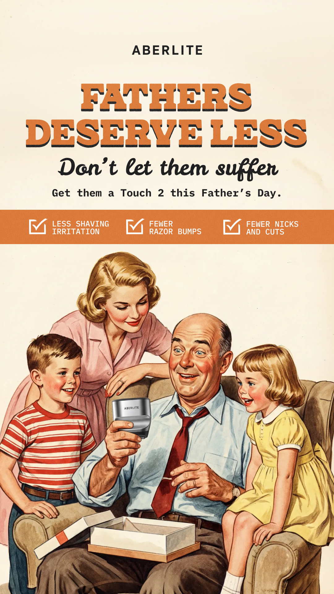 Aberlite Facebook ad