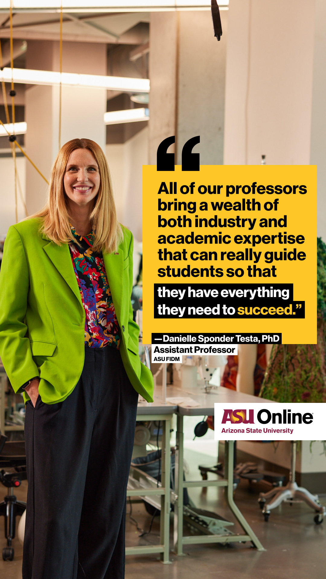 ASU Online Facebook ad