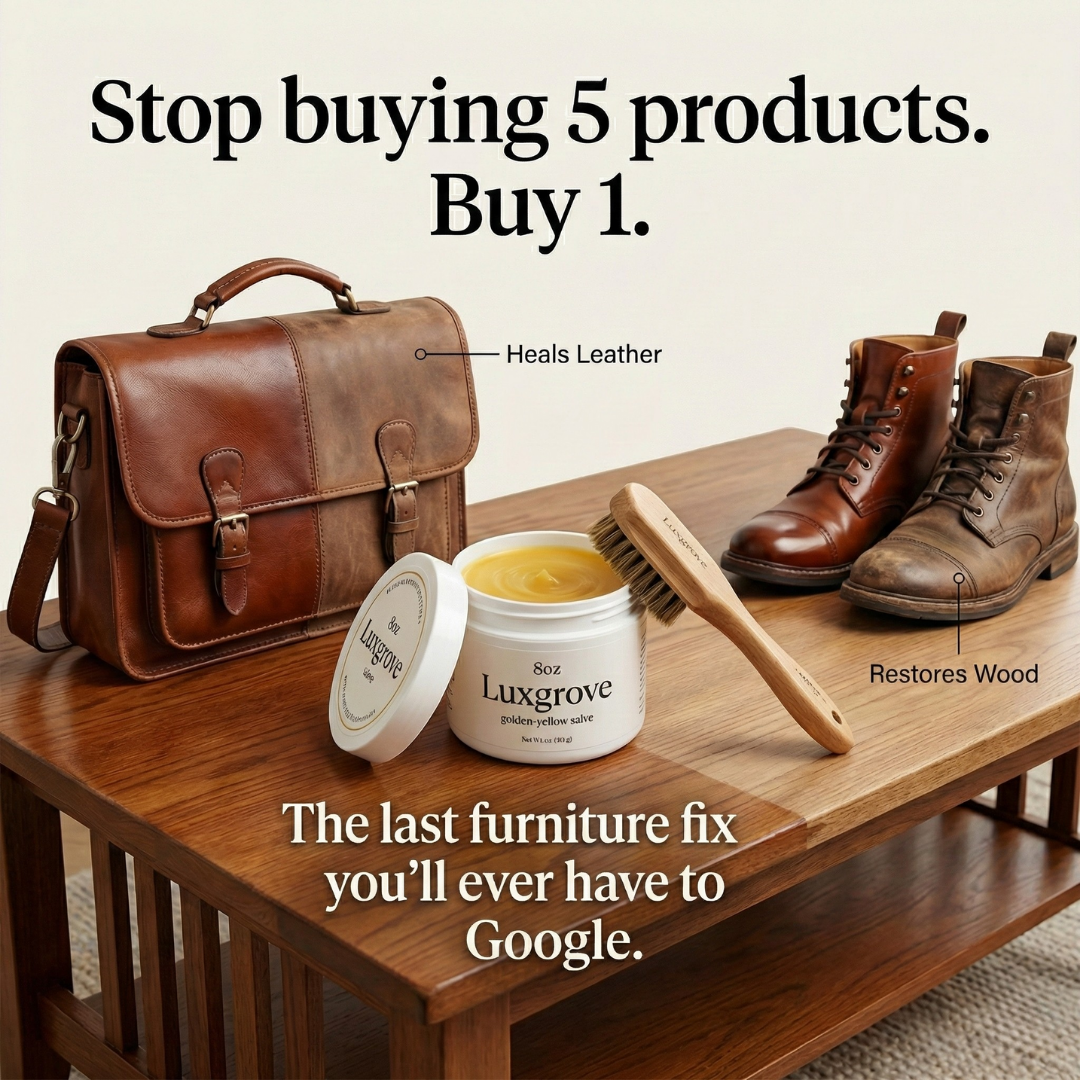 Luxgrove Wood & Leather Facebook ad