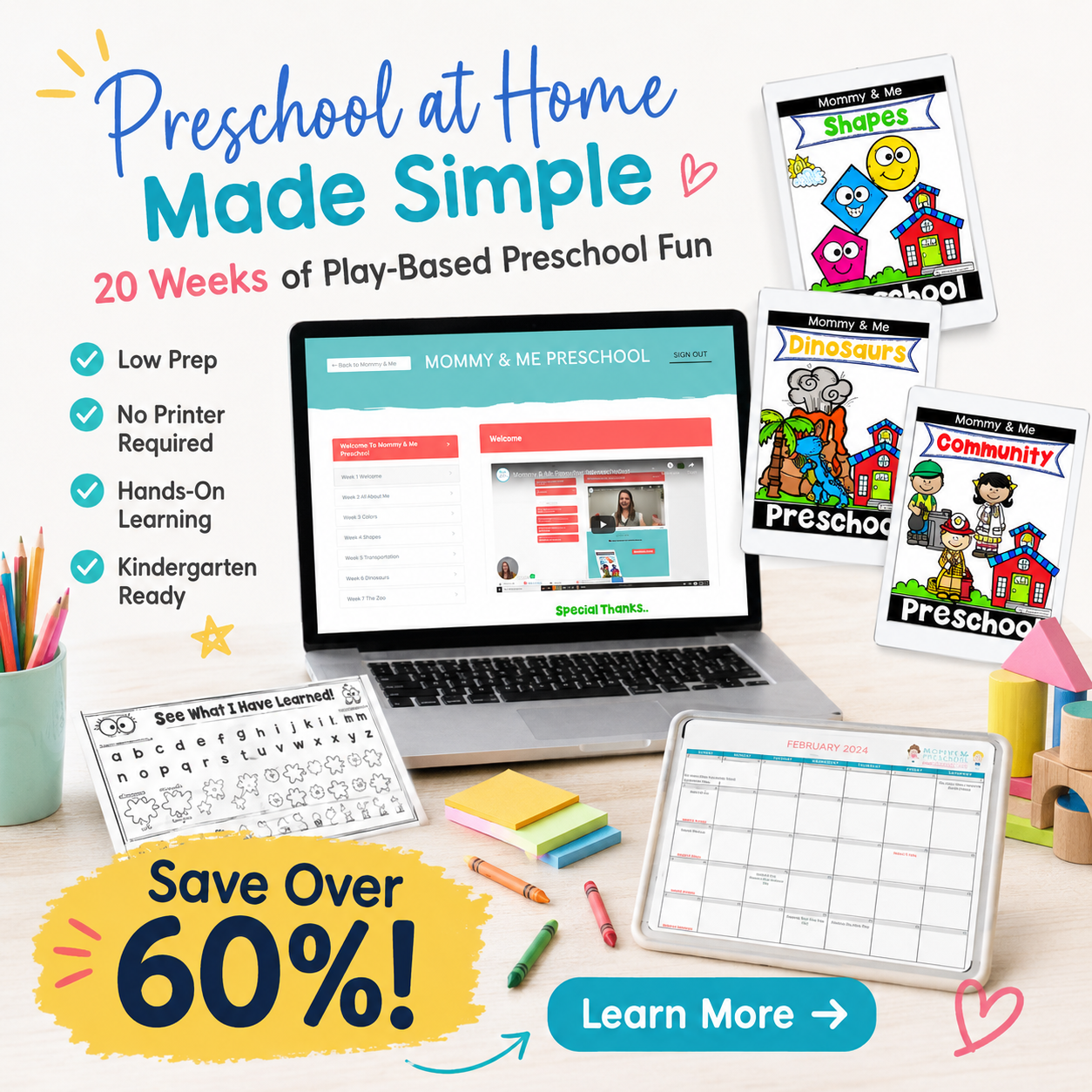 Planning Playtime - Learning Through Play Facebook ad