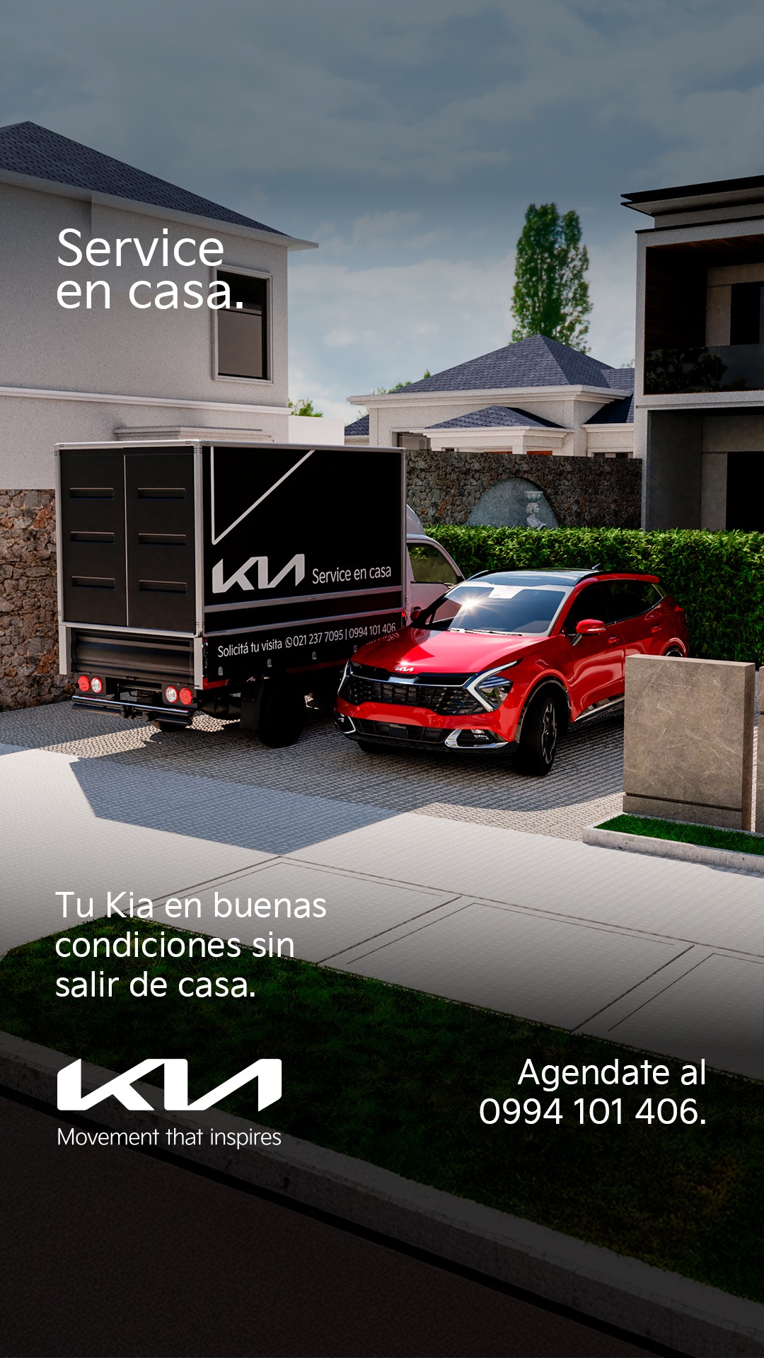 Kia Paraguay Facebook ad: ¿No podés esperar en el taller?