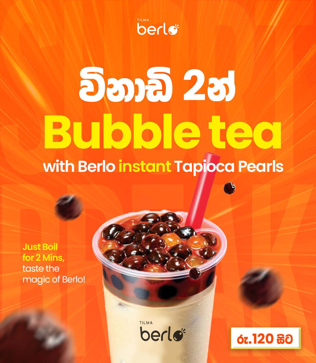 Berlo Bubble Tea Facebook ad