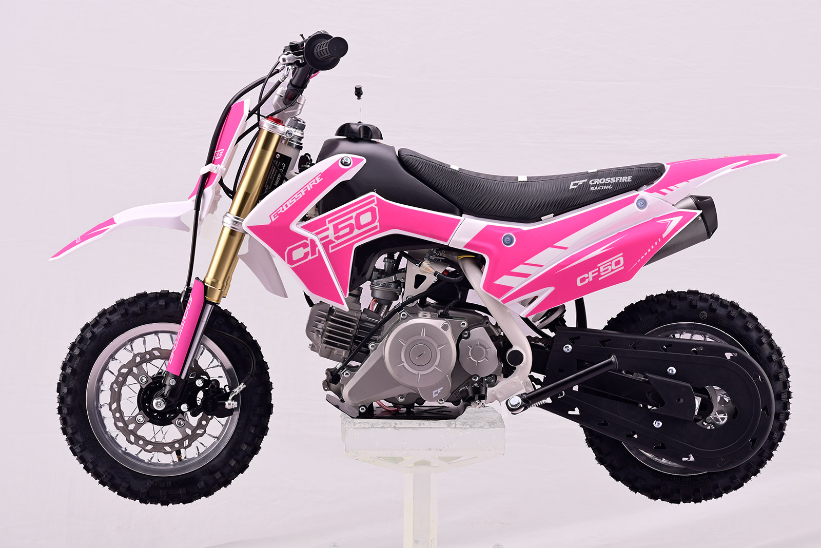 Crossfire Motorcycles Facebook ad: Petrol DirtBikes for Off-Road Adventure