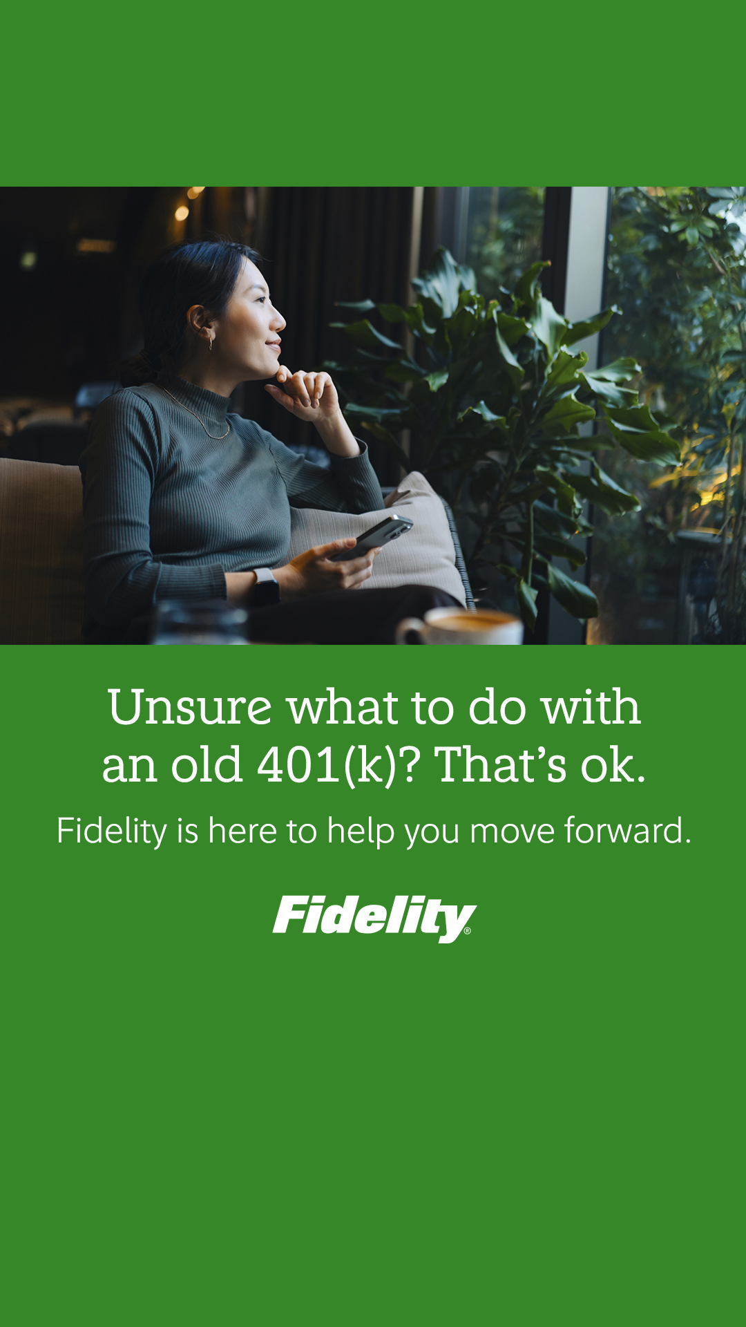 Fidelity Investments Facebook ad