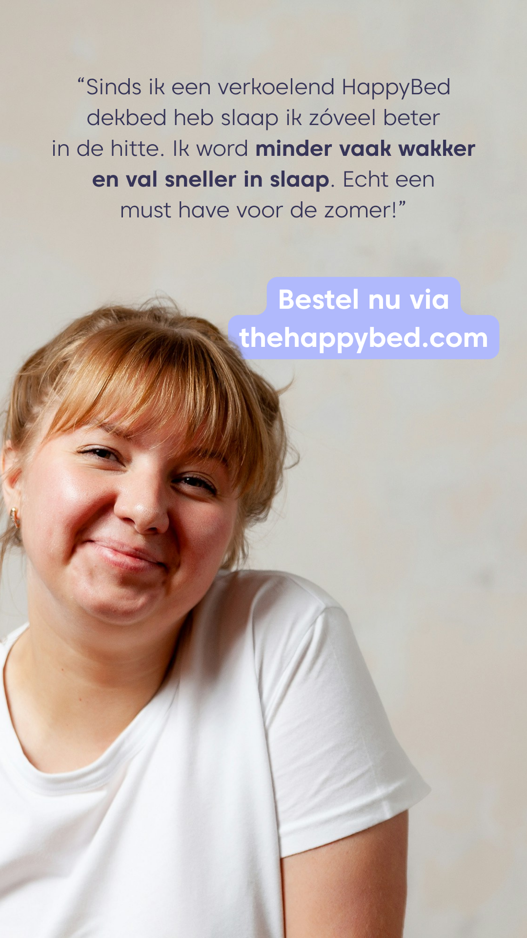 HappyBed Facebook ad