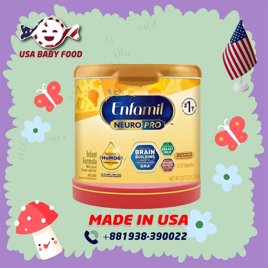 USA Baby Food Facebook ad