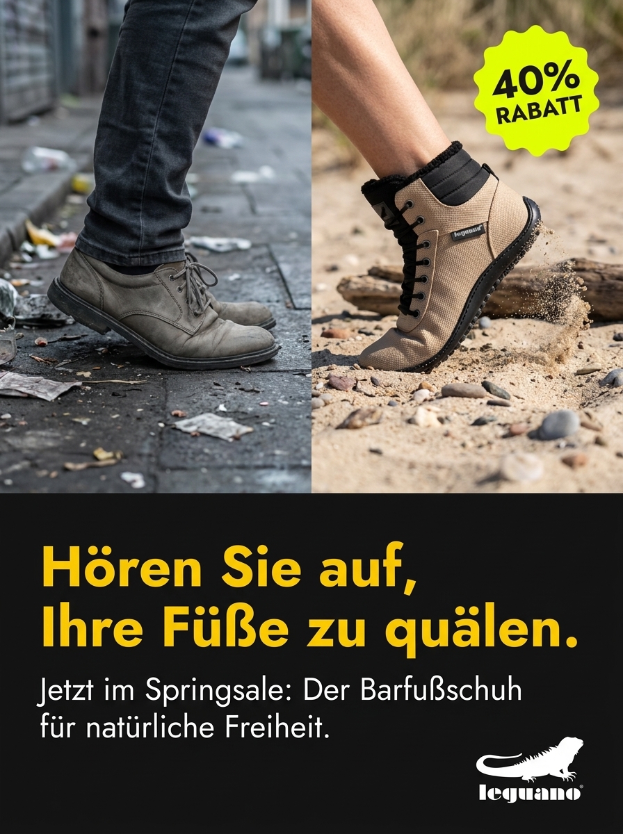 leguano Barfußschuhe Facebook ad