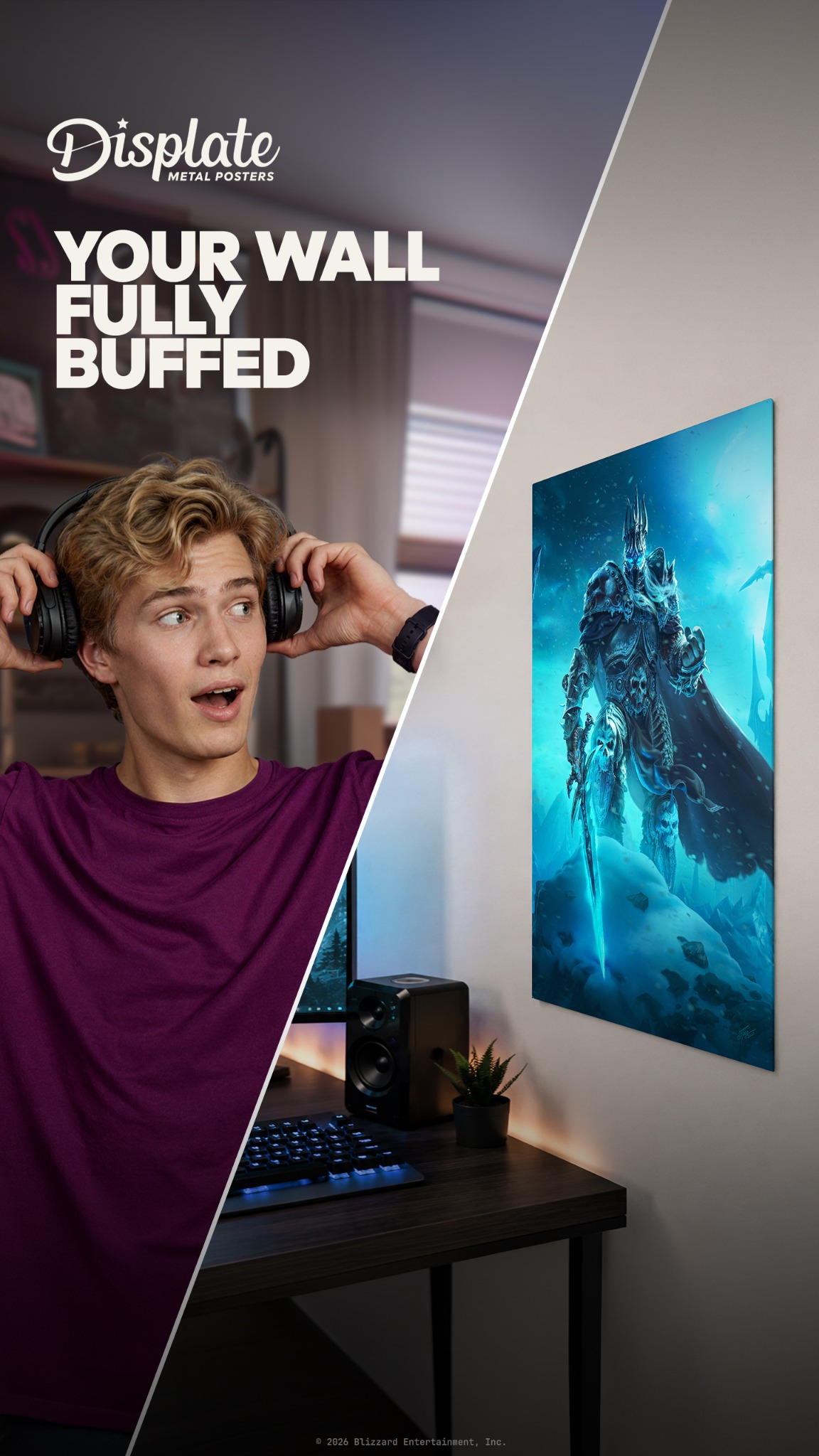 Displate Facebook ad