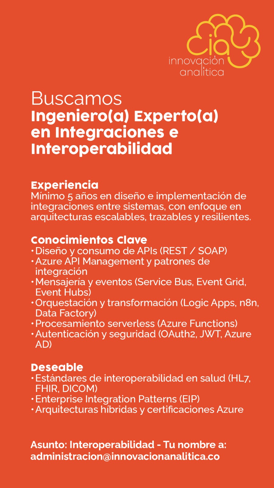 Innovación Analítica Facebook ad: Buscamos Científico(a) de Datos
