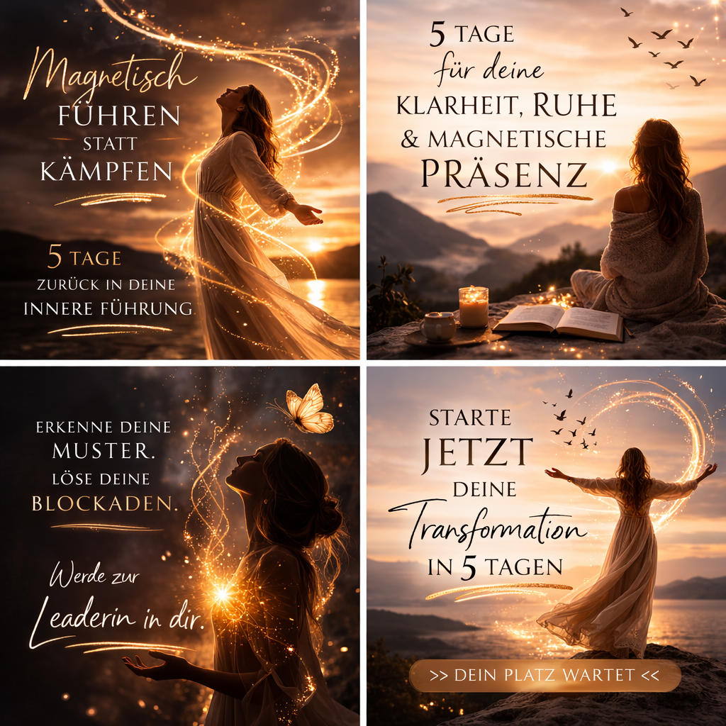 Stefanie Kosmalla Geistheilerin Facebook ad: Magnetische Selbstführung in 5 Tagen