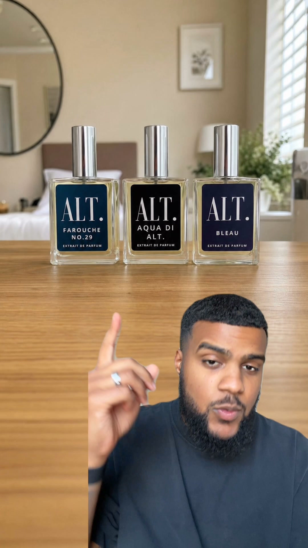 ALT. Fragrances Facebook ad: 3 for $99, your pick