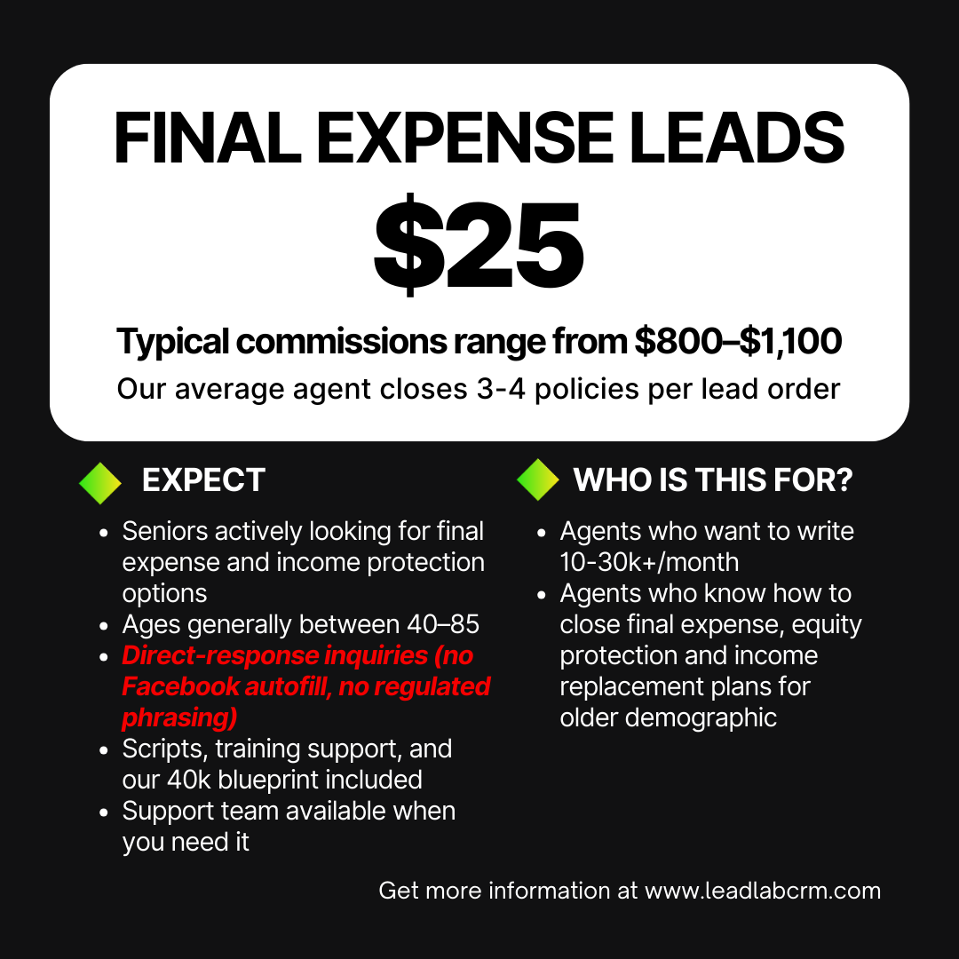 Lead Lab CRM Facebook ad