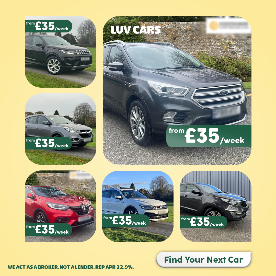 Luv Car Loans Facebook ad from Mar 23, 2026
