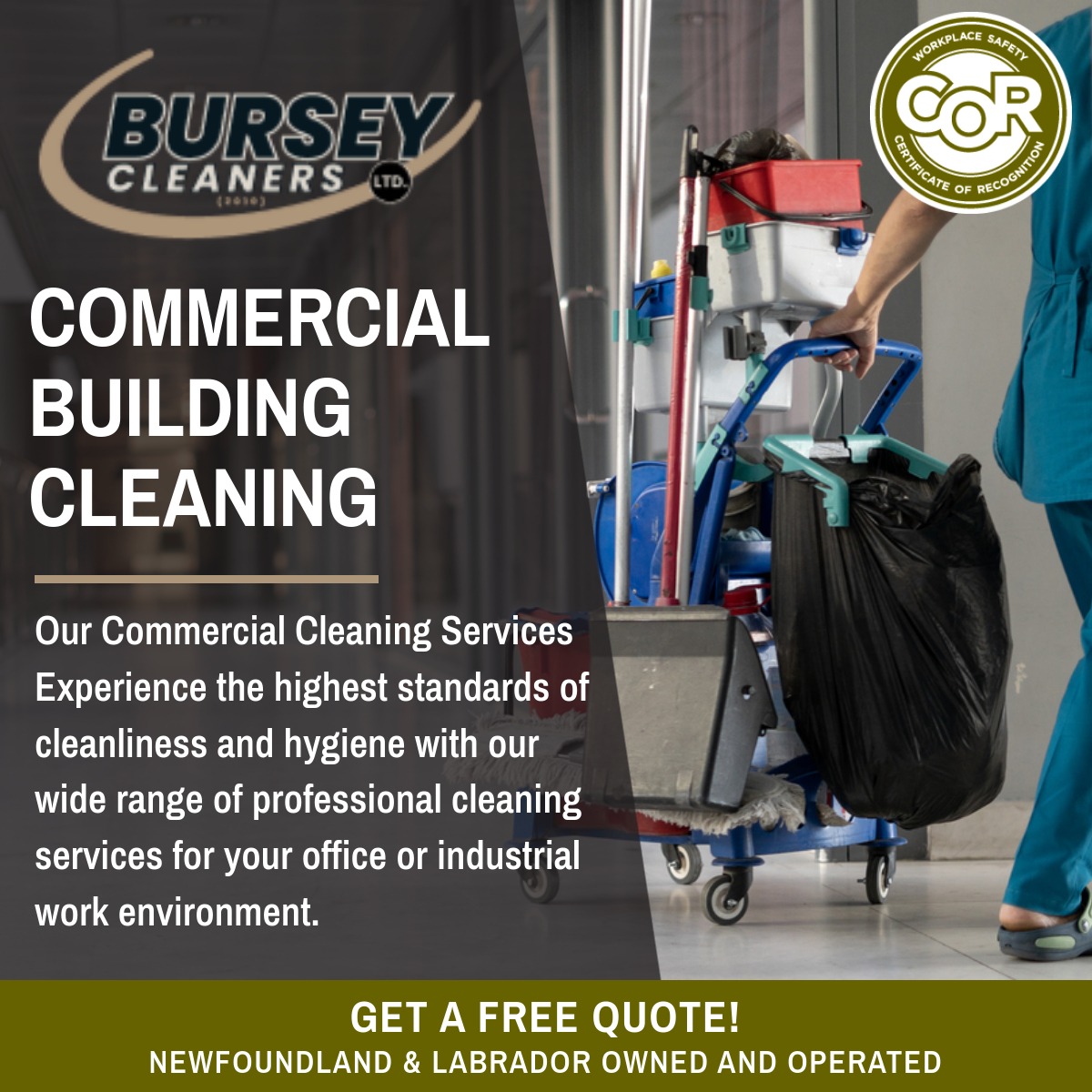 Bursey Cleaners Facebook ad