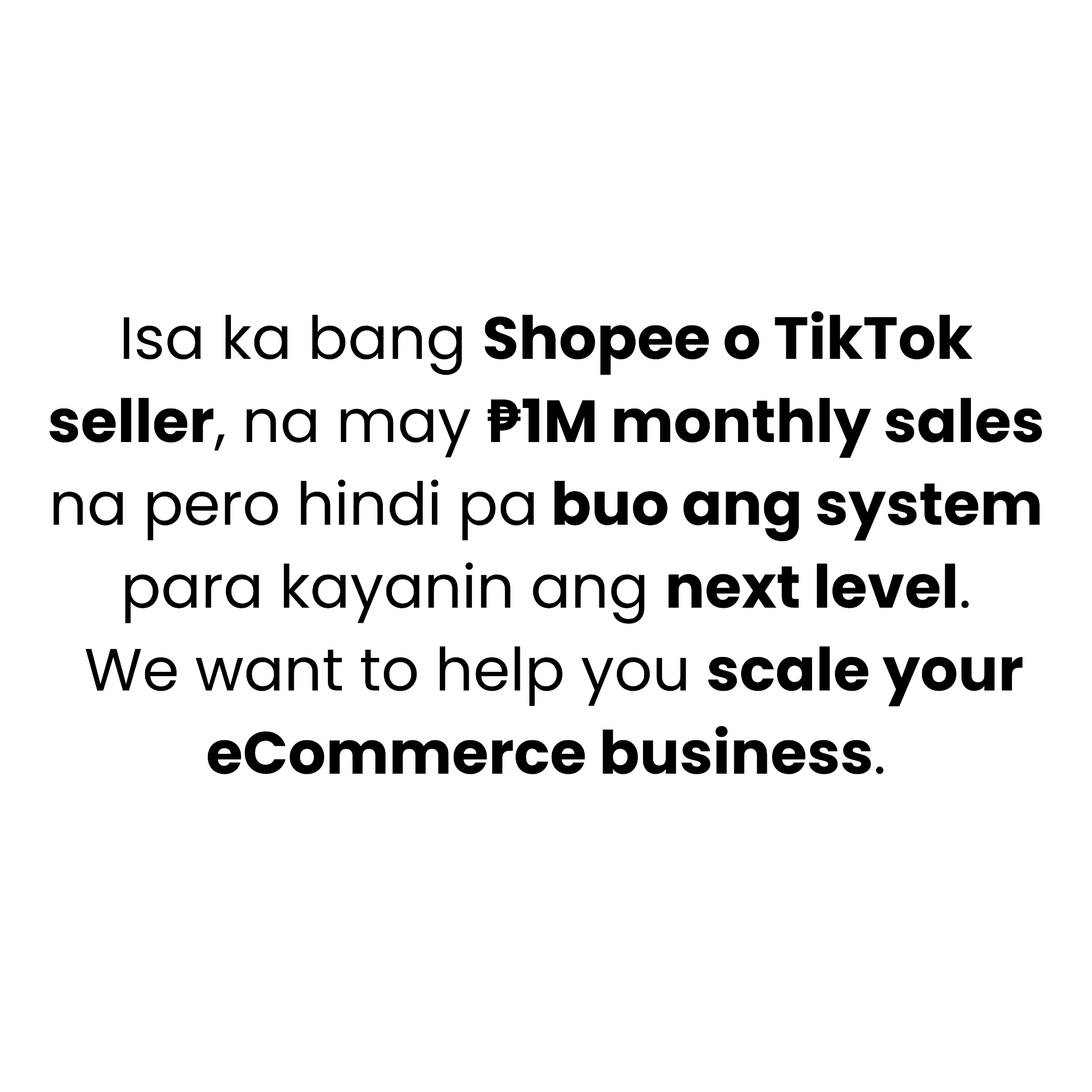 ECOM Accelerator Facebook ad