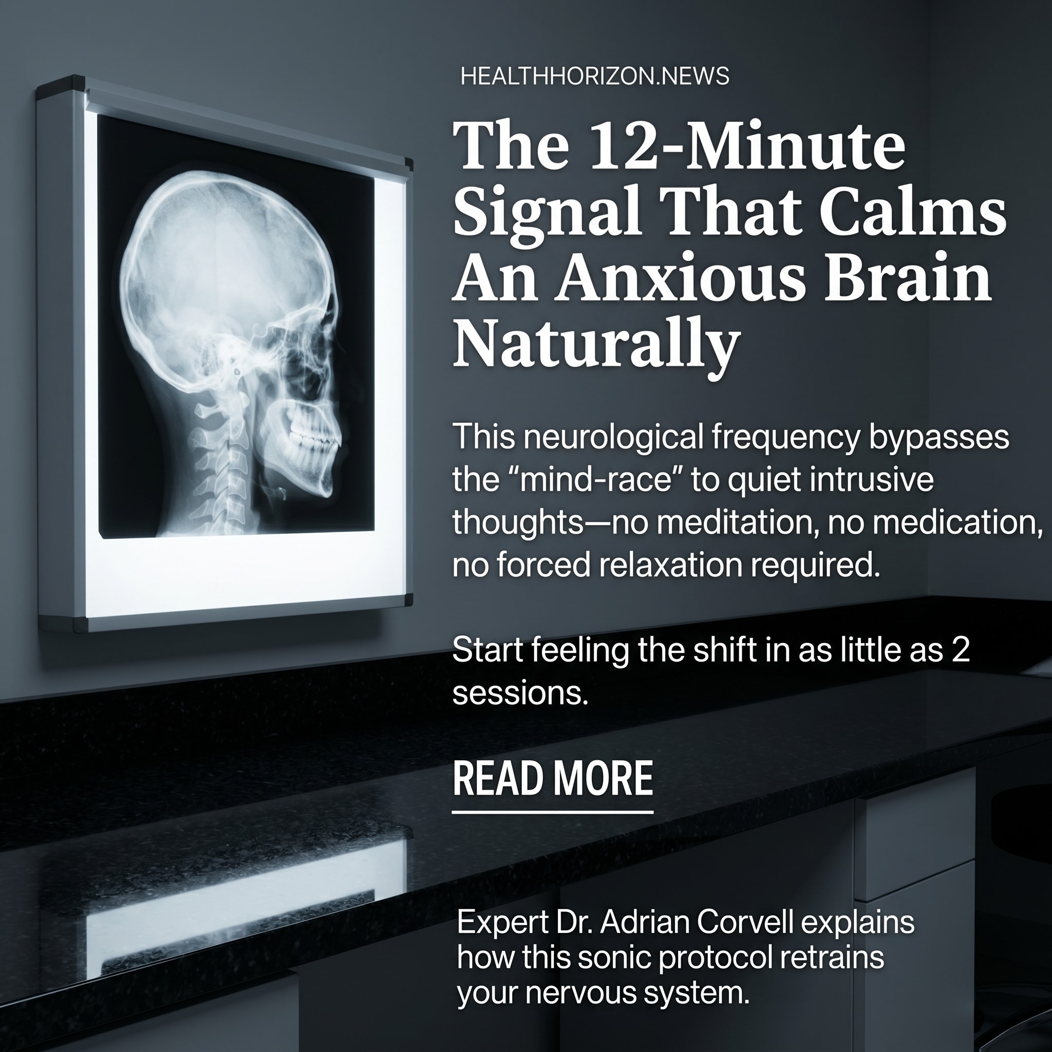 Health Horizon Facebook ad: Why Just Relax Never Works for Anxiety