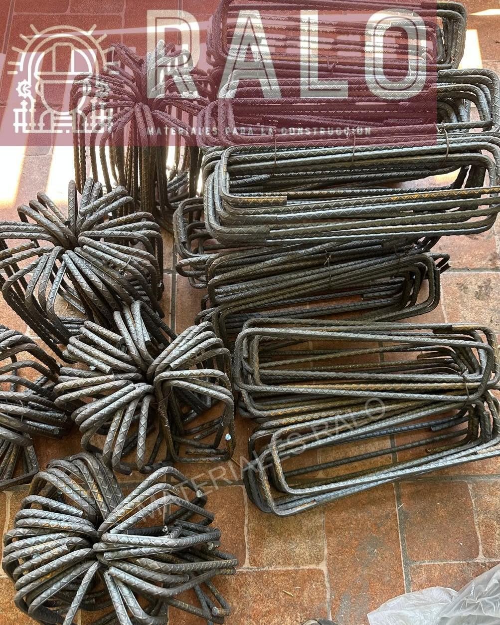 Materiales Ralo Facebook ad: Estribos (anillos) en varilla 3/8 y 1/2