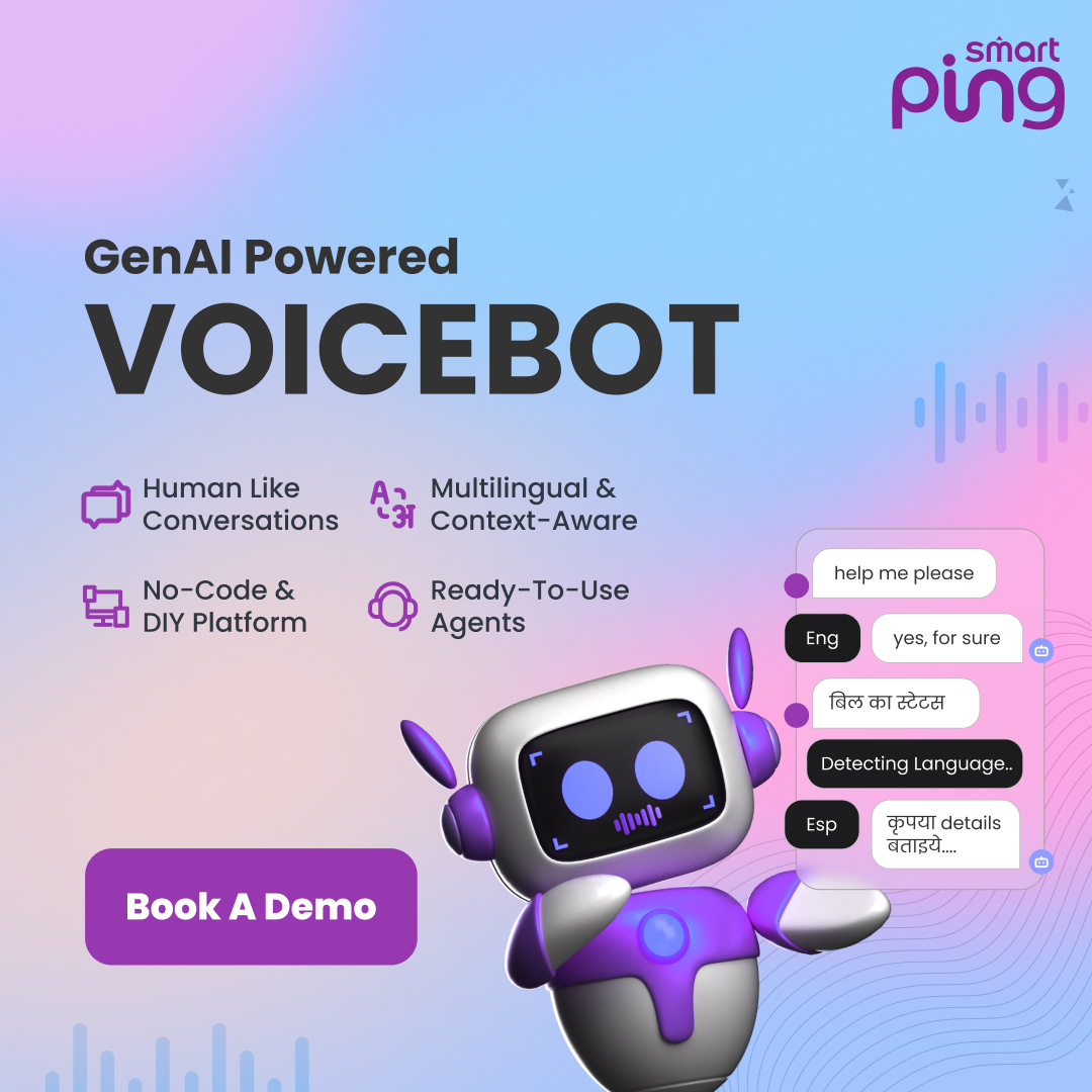 Smartping Facebook ad: GenAI Powered Voicebot