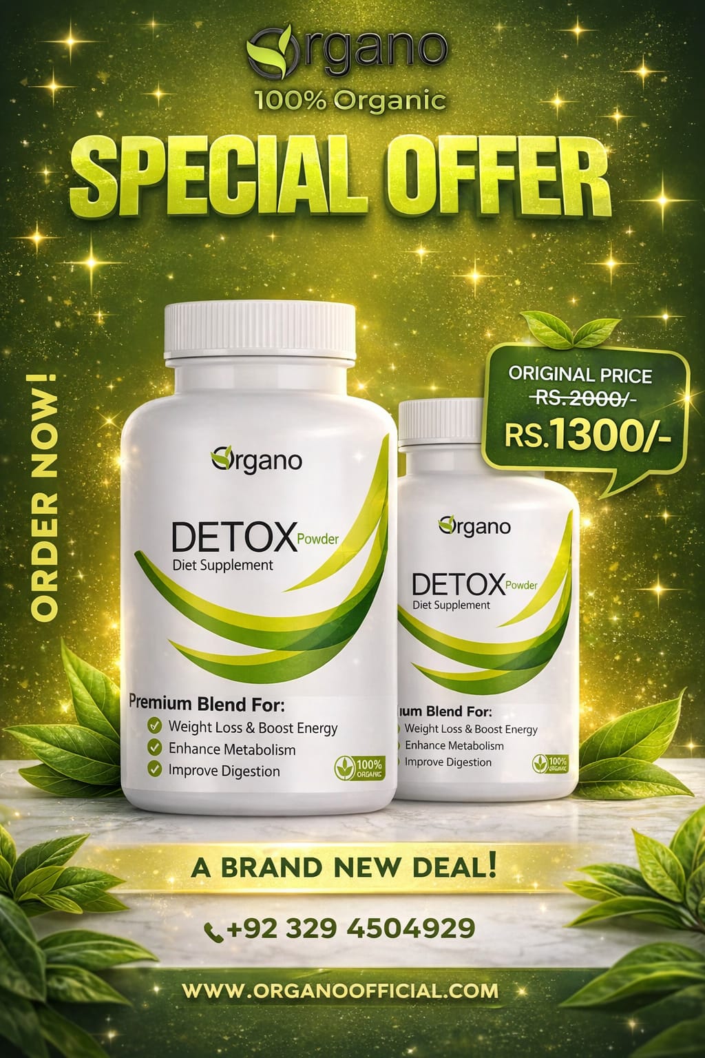 Organo Facebook ad from Mar 24, 2026