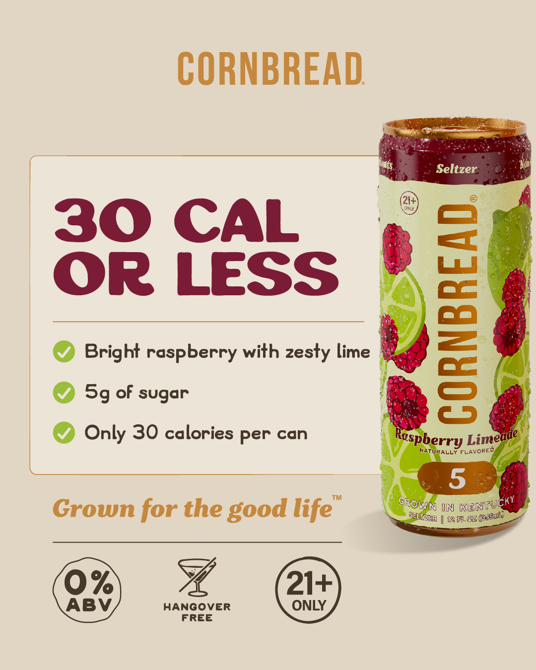 Drink Cornbread Facebook ad