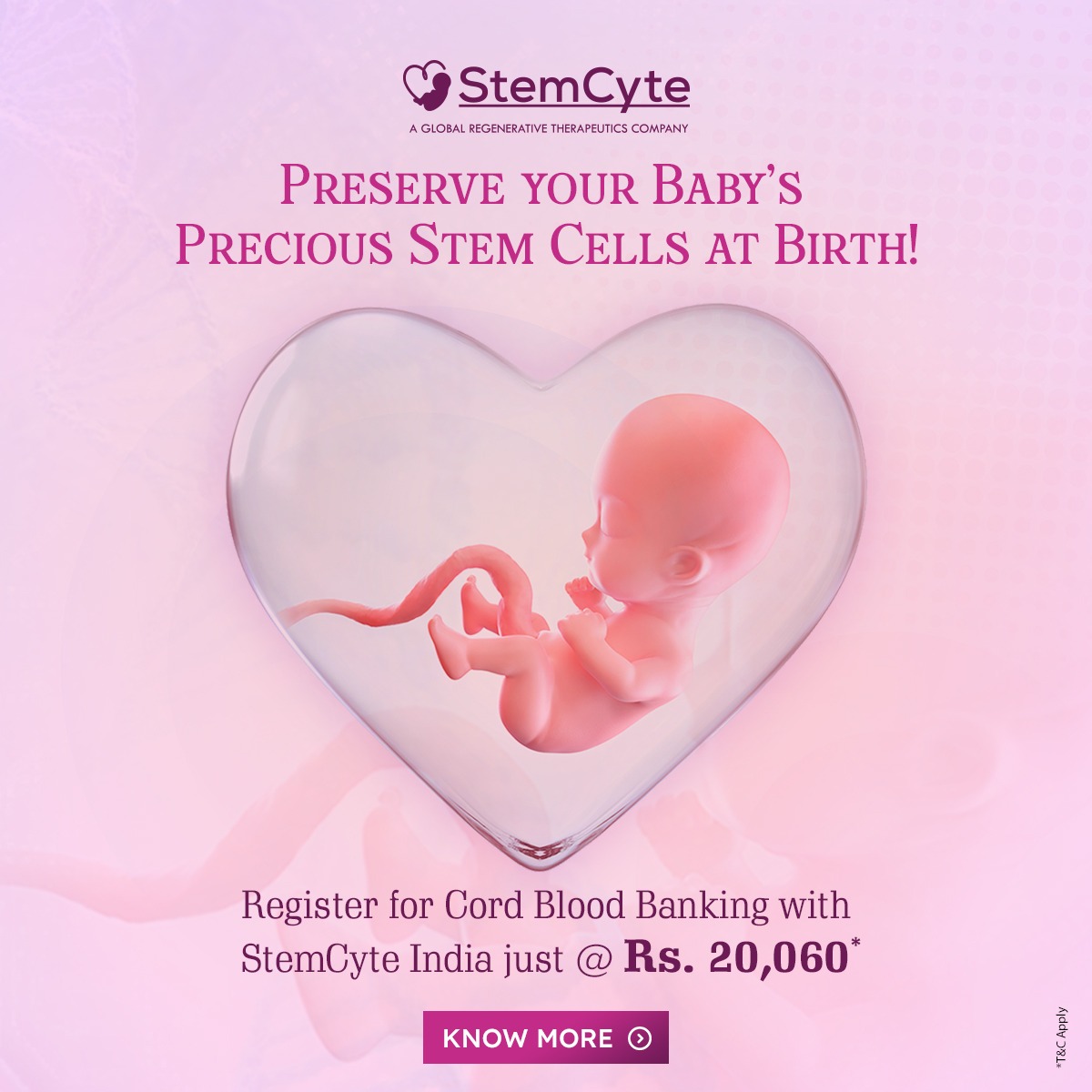 StemCyte India Facebook ad