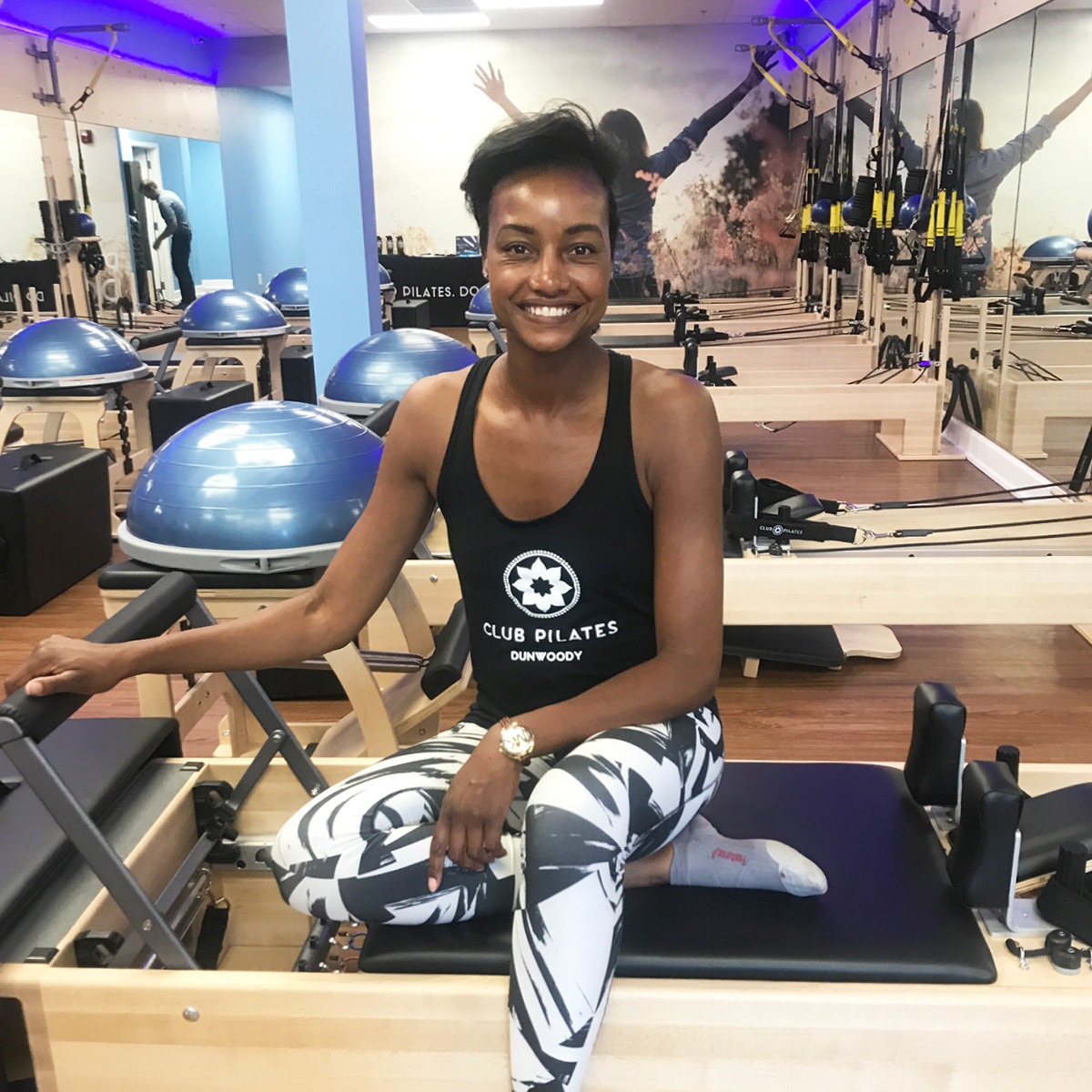 Club Pilates Facebook ad: Try Reformer Pilates this Month!