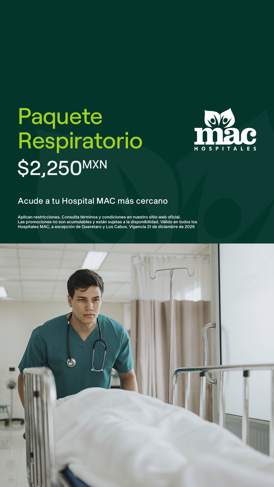 Hospital MAC Tampico Facebook ad from Jul 13, 2026