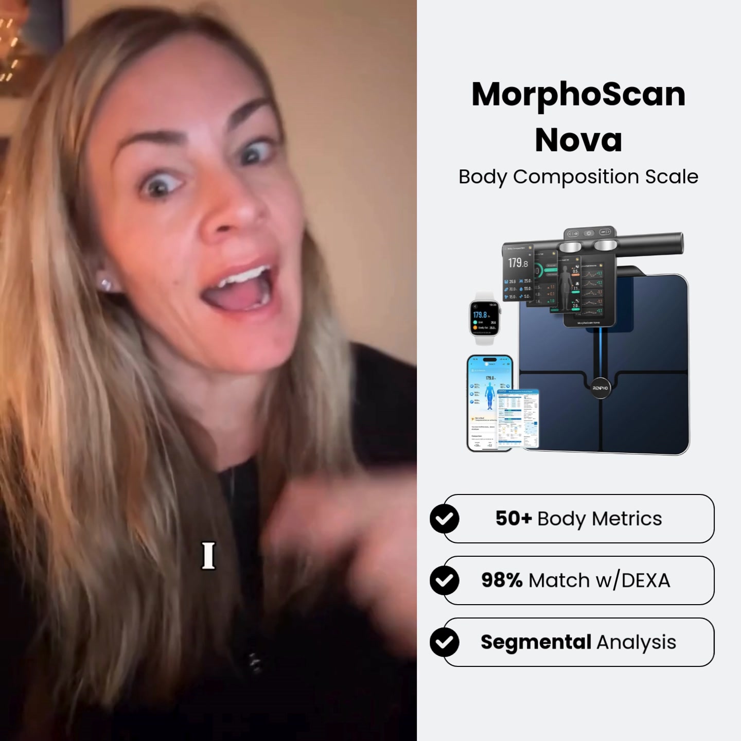 renpho Facebook ad: MorphoScan Nova Analyser