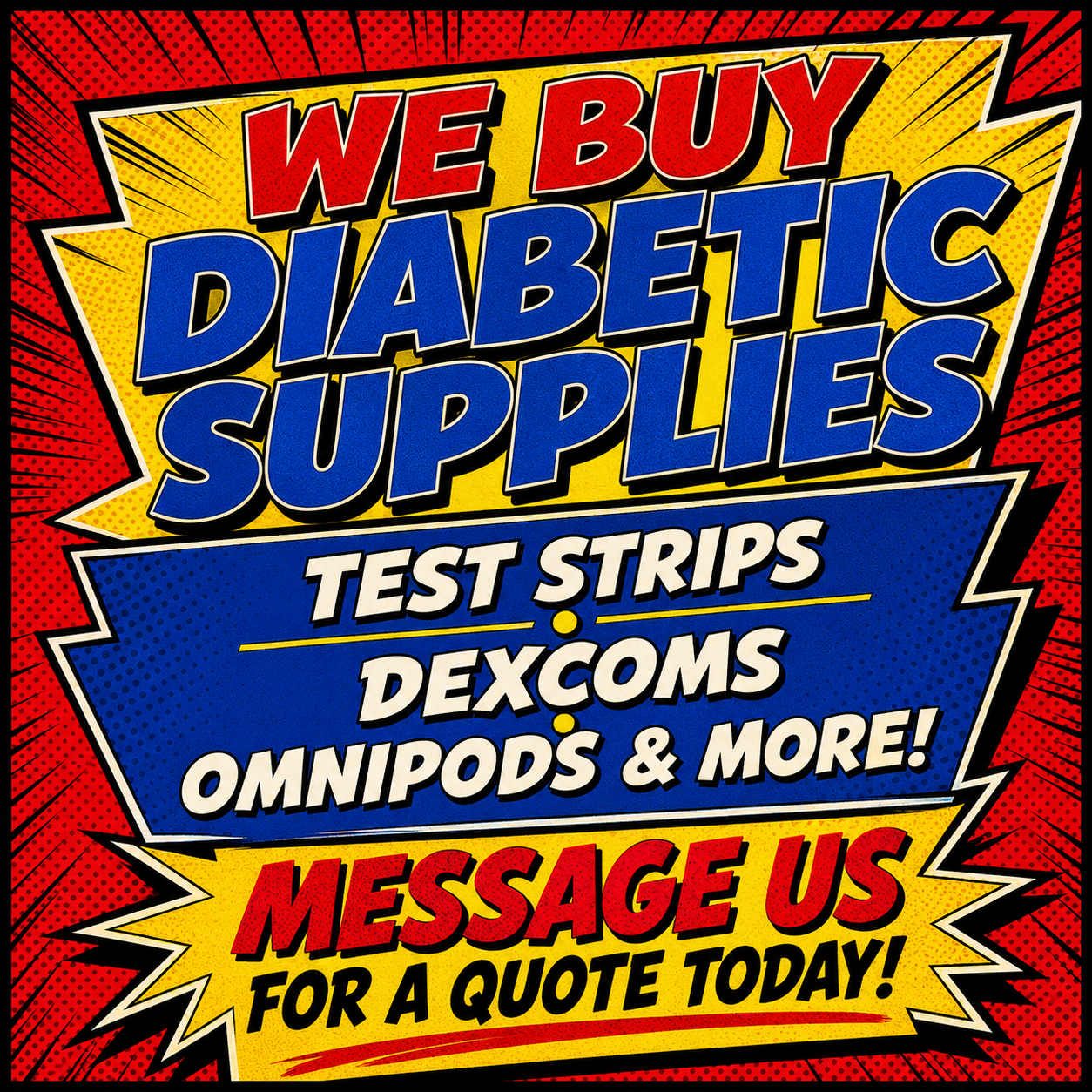 Test Strip Depot- Cash For Diabetic Supplies  Facebook ad