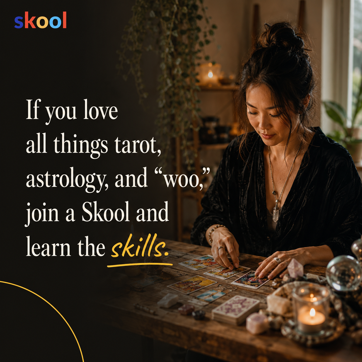 Skool Facebook ad