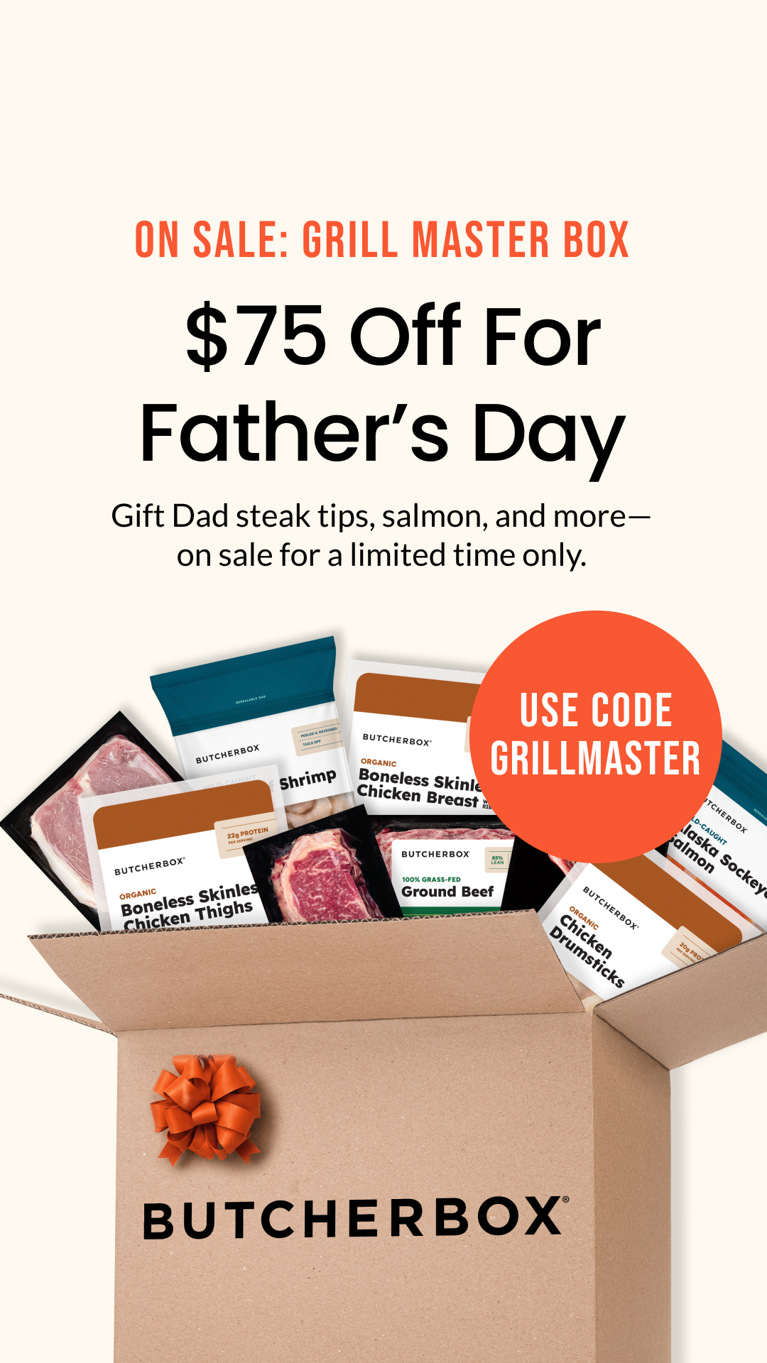 ButcherBox Facebook ad
