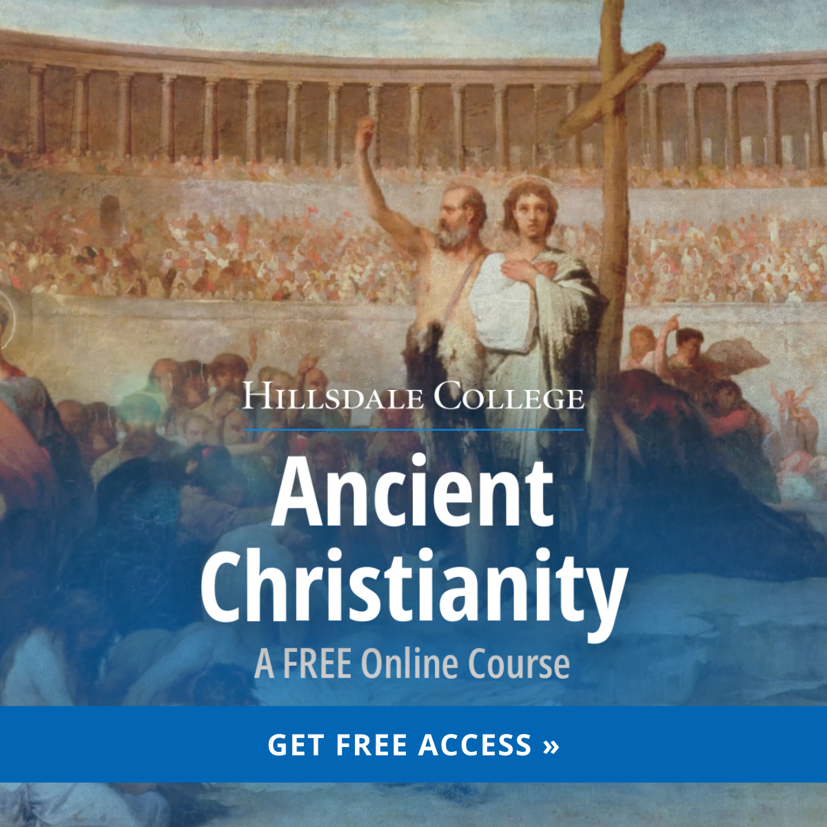 Hillsdale College Online Courses Facebook ad