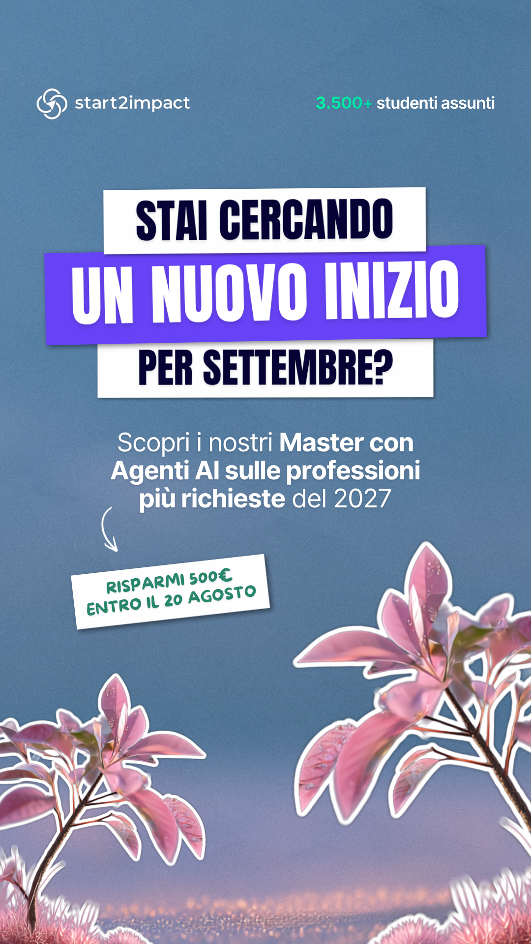 start2impact Facebook ad from Aug 11, 2026