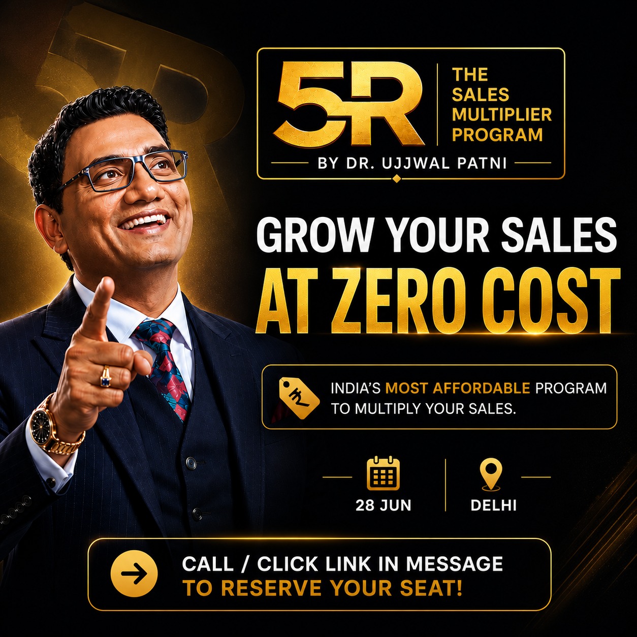 Ujjwal Patni Facebook ad: Business owners apni customer list ke andar hi sales lose…