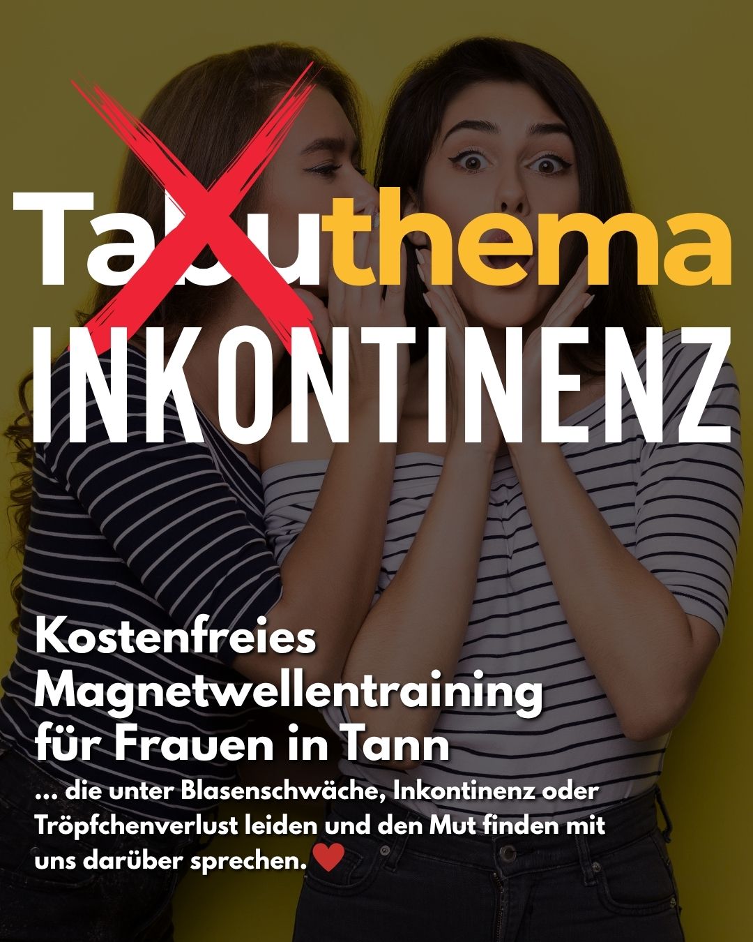 Beckenboden Behandlung Facebook ad