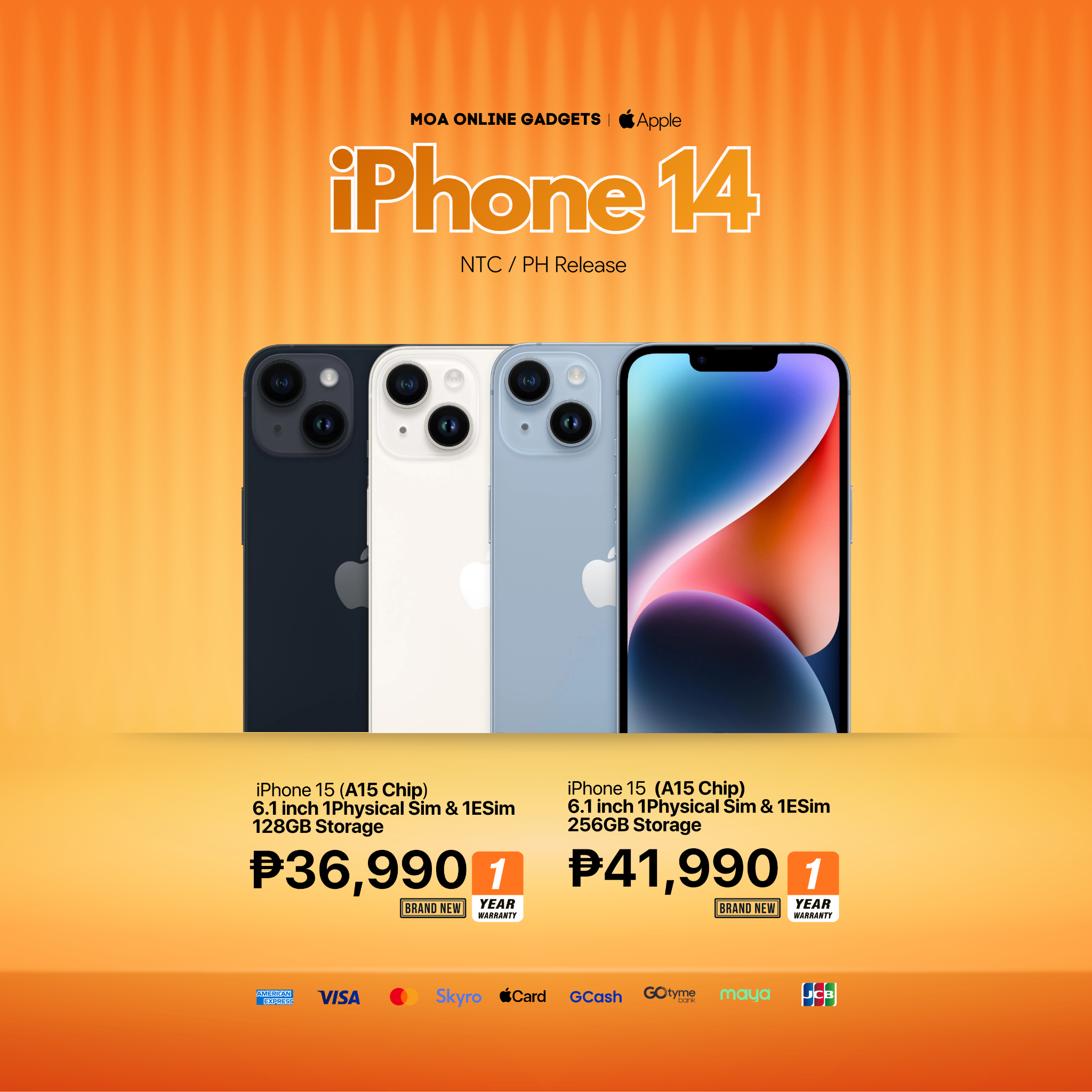 Moa Online Gadgets Facebook ad: Chat with us