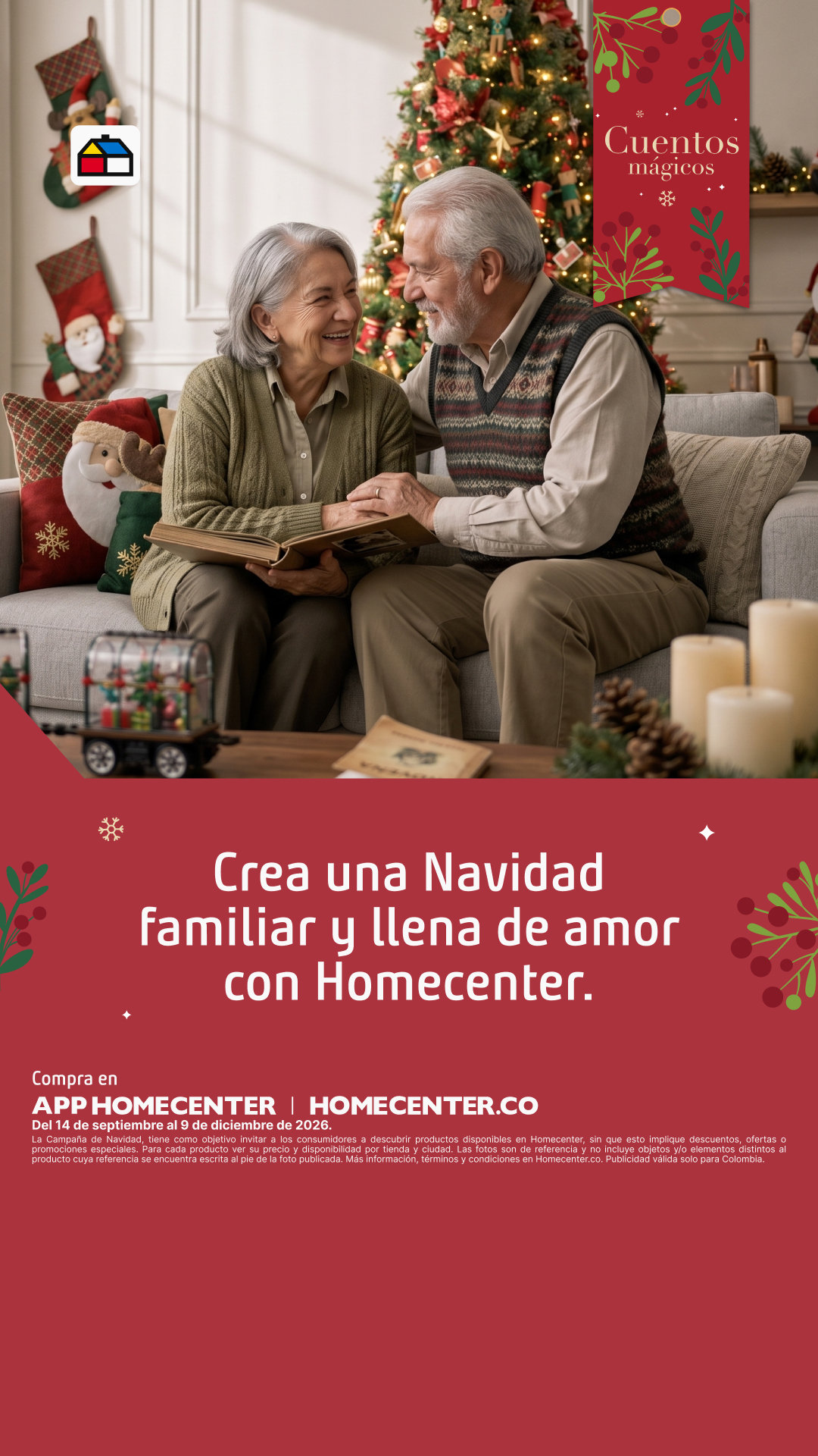 Homecenter Facebook ad: Navidad de siempre​