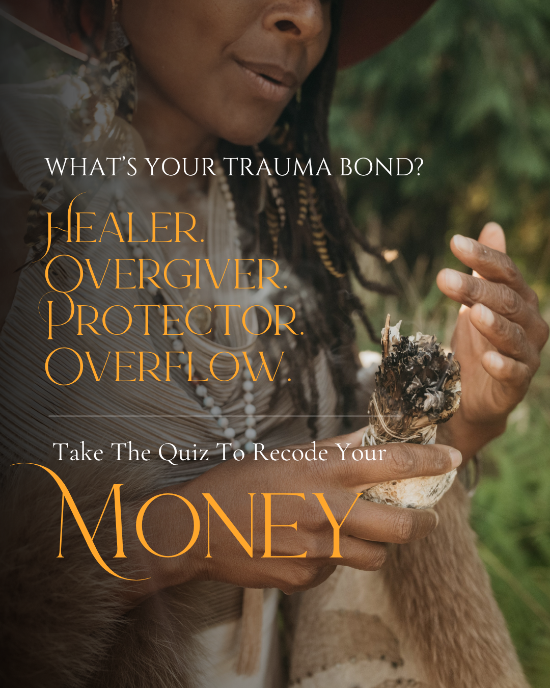 Amron Bevels-Wilson Facebook ad: Take Quiz & Unlock Your Money Frequency