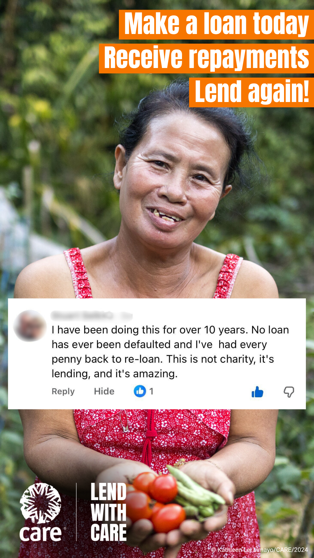 Lendwithcare Facebook ad from Jun 8, 2026